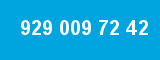 929 009 72 42 929 009 72 42